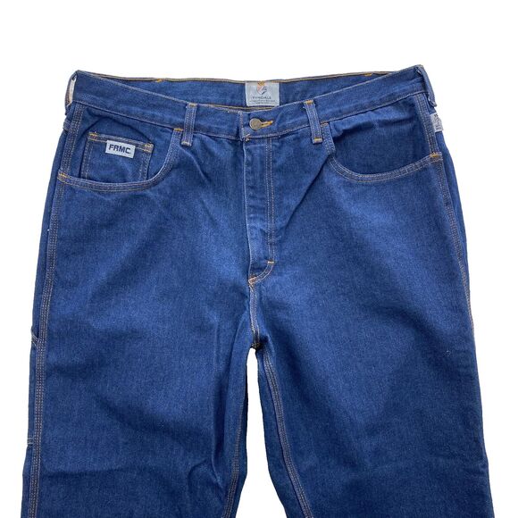 Tyndale Jeans Men's 38x30 Blue F290T Arch Rated Fire Resistant American Workwear - Picture 3 of 16